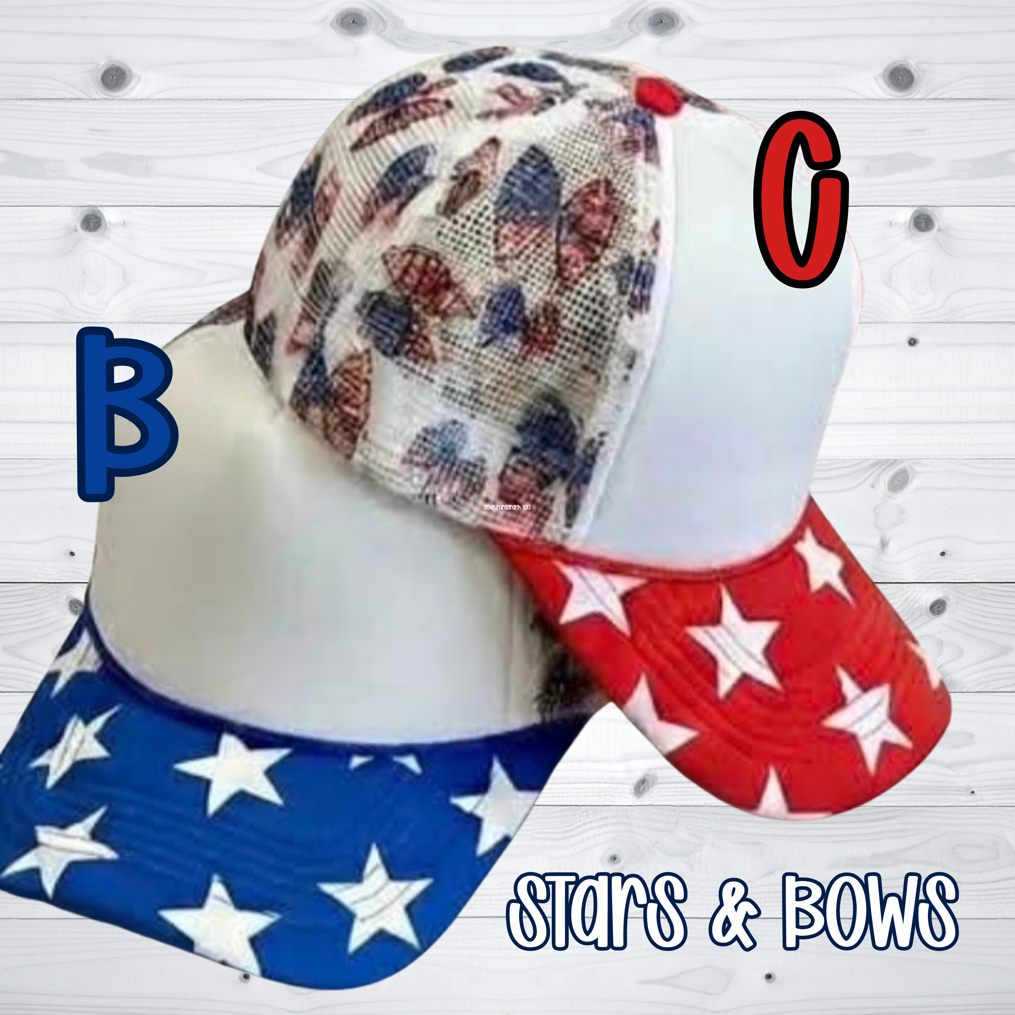 Custom - Fourth of July Hats