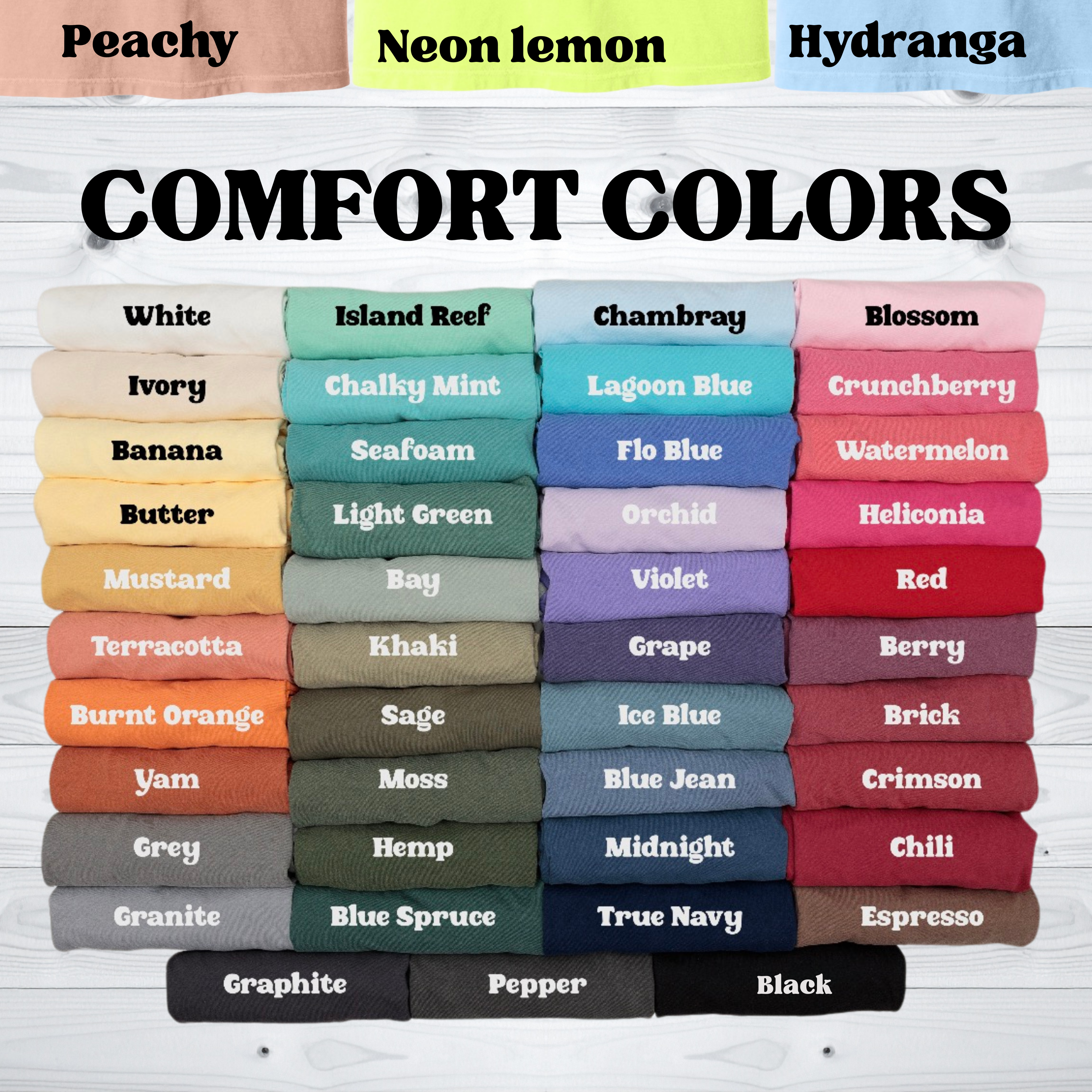 CUSTOM comfort color tees