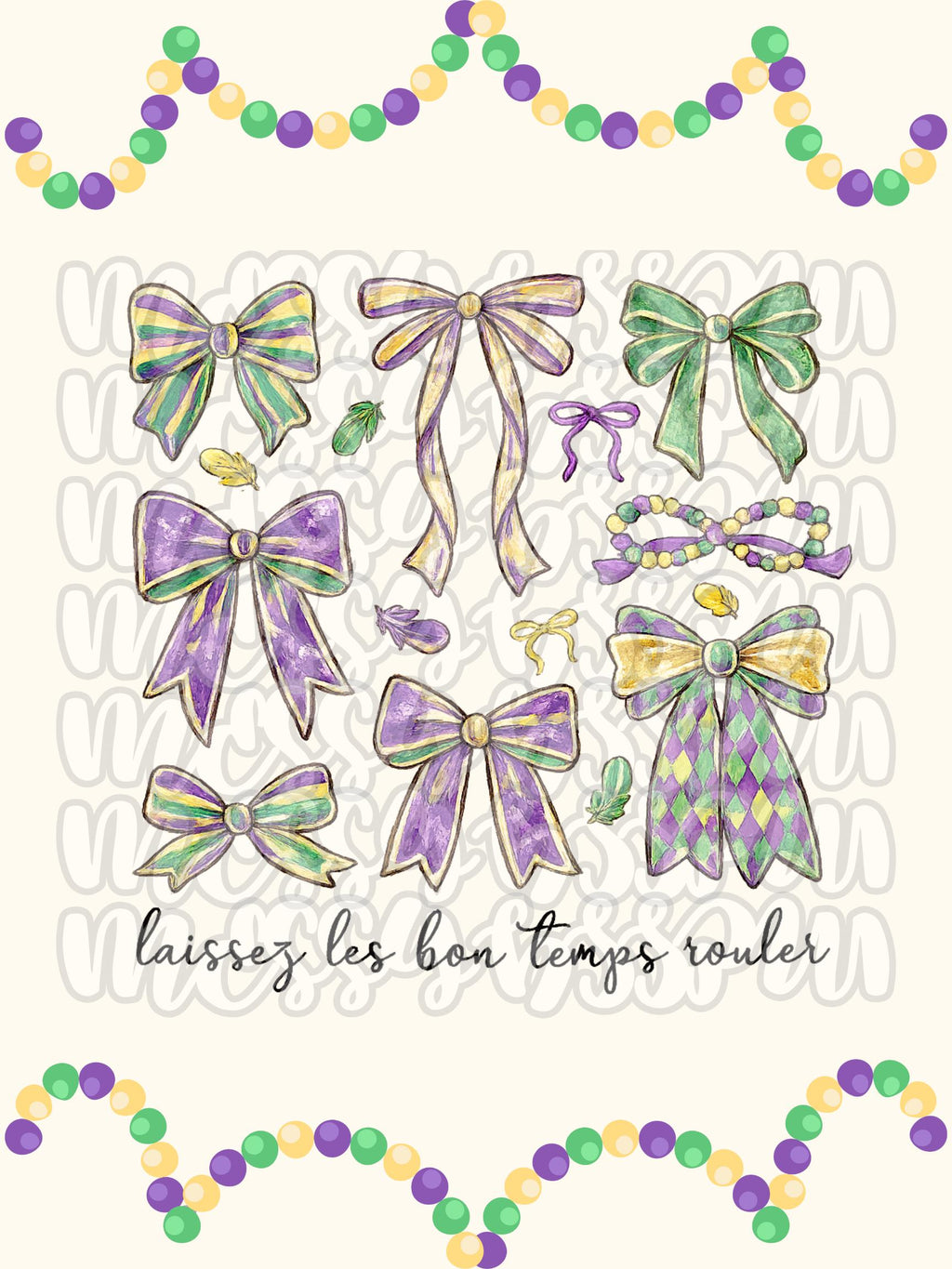 Mardi Gras PNG Bundle - Digital Download