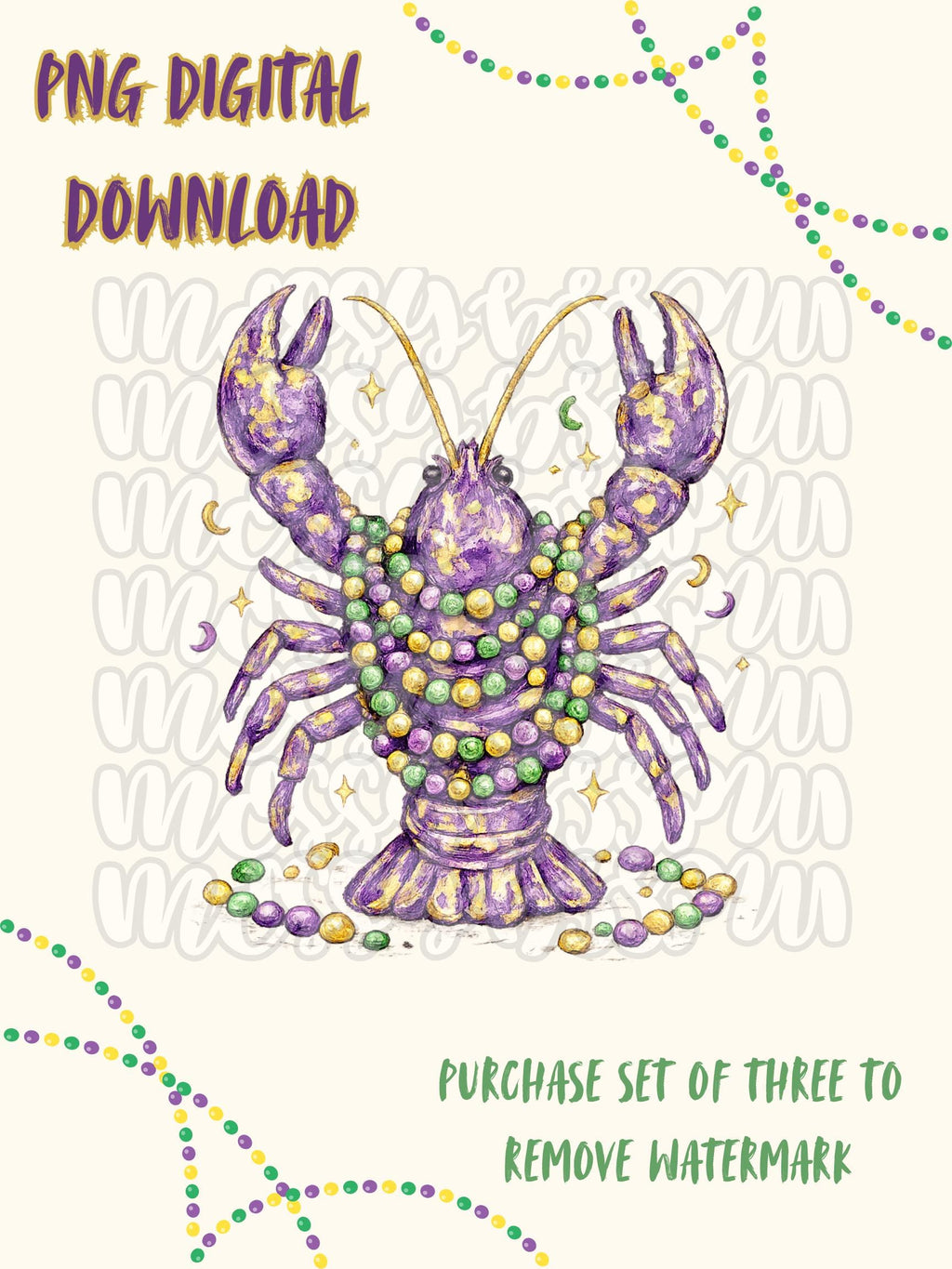 Mardi Gras PNG Bundle - Digital Download