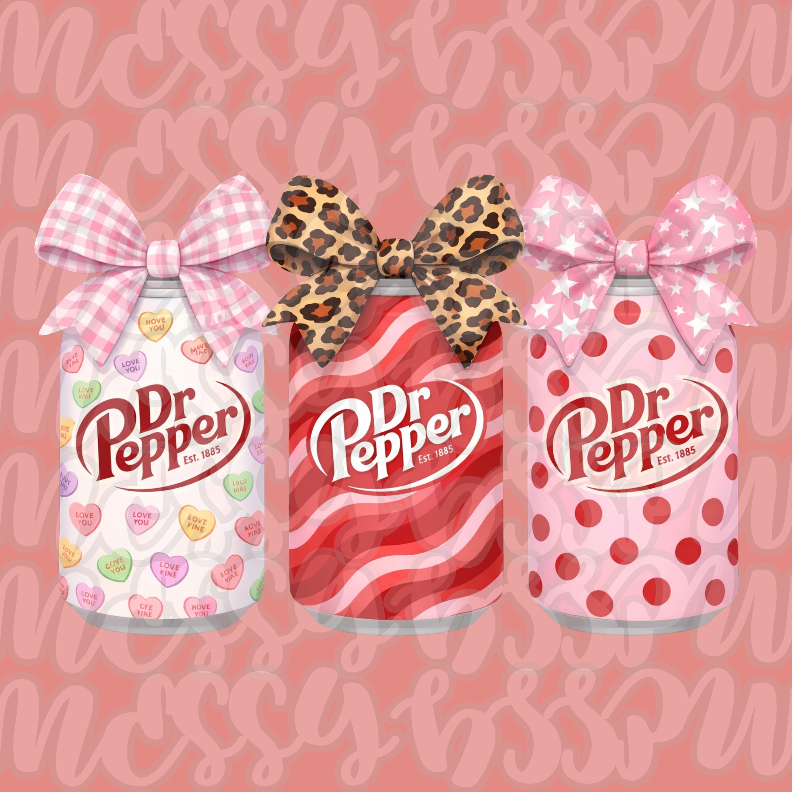 Dr Pepper Seamless PNG - Digital Download