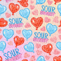 Sour Sweetie Seamless PNG - Digital Download
