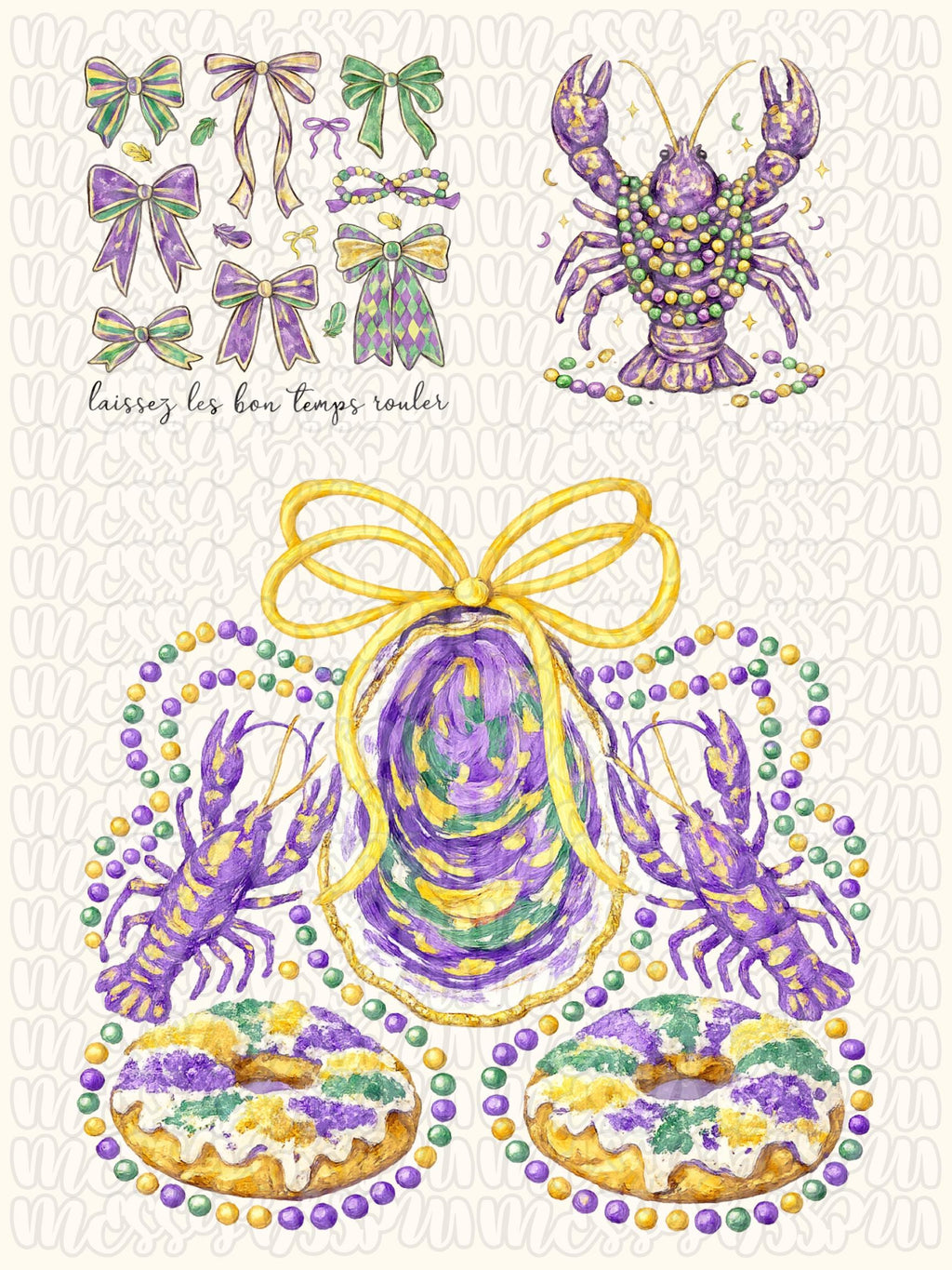 Mardi Gras PNG Bundle - Digital Download